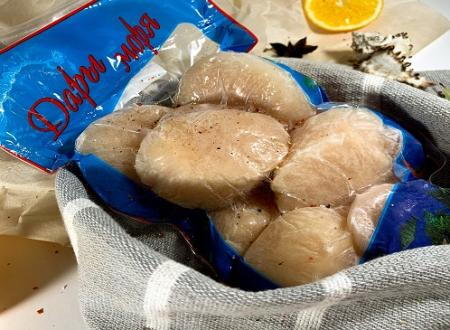 Морской гребешок крупный, 500 г