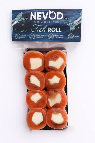 Рулеты-закусочка из семги с/с с творожным сыром и крабом ~400гр, 1000 г