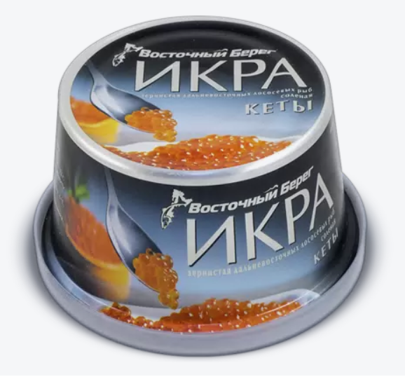 Икра кеты без консервантов, 125 г