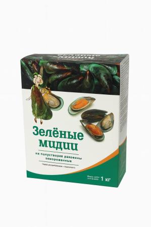 Мидии зеленые КИВИ 1000г,  г