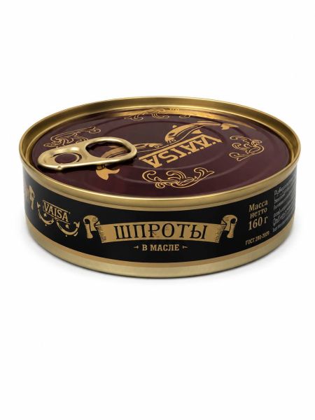 Шпроты в масле из кильки, 160 г