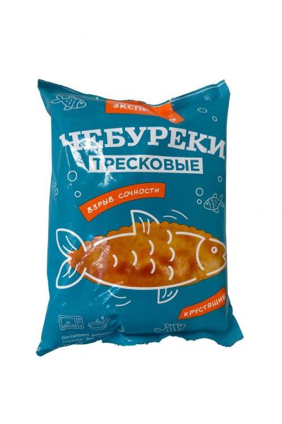 Чебуреки тресковые во фритюре, 500 г