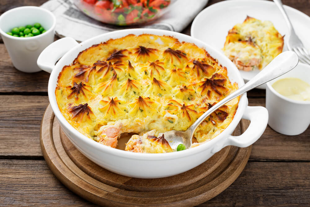 Картофельная запеканка с семгой: вкусное и эффектное блюдо Картофельная запеканка с семгой: вкусное и эффектное блюдо