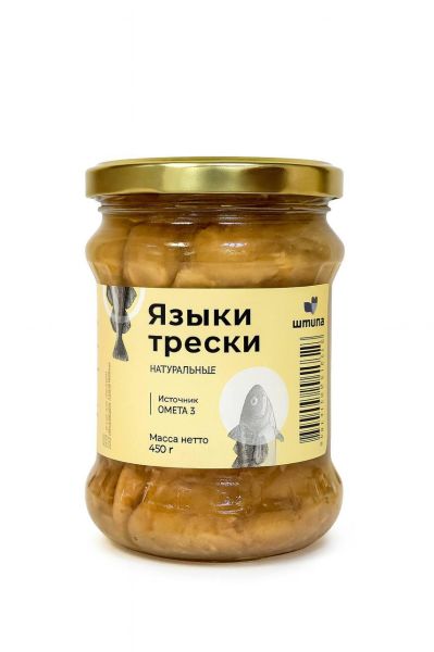 Языки трески , 450 г