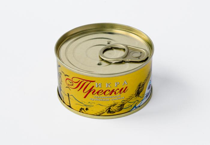 Икра трески, 130 г