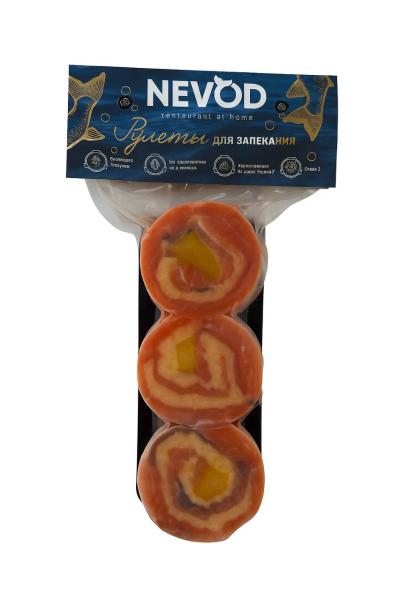 Рулеты из семги с сыром и манго ~400гр, 1000 г