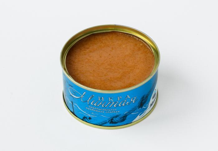 Икра минтая, 130 г