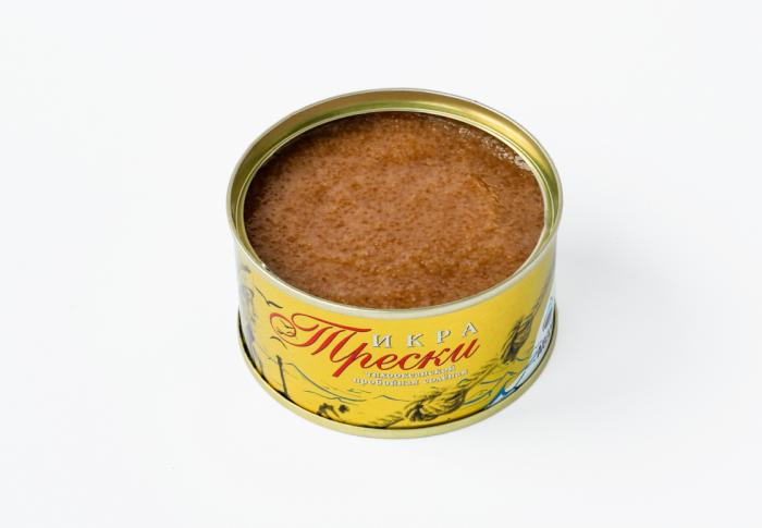 Икра трески, 130 г