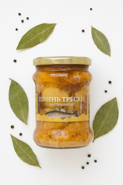 Печень трески , 450 г