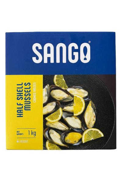 Мидии в половине ракушки, 1000 г