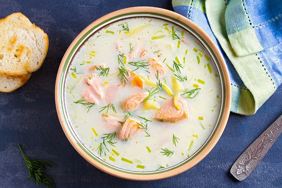 Сливочный суп с форелью: простой рецепт изысканного блюда