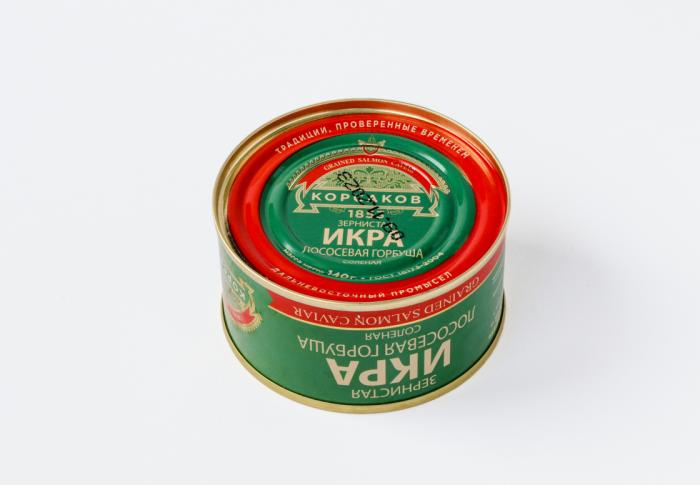 Икра красная горбуши, 140 г