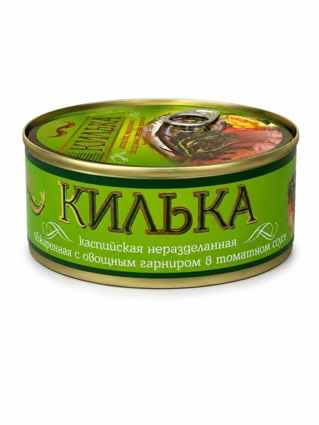 Килька обжаренная с овощами, 240 г