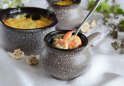 Жюльен «Аристократ» из морепродуктов: пошаговый рецепт приготовления