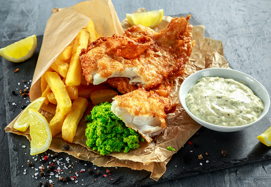 "Fish and chips" - английская закуска за 30 минут